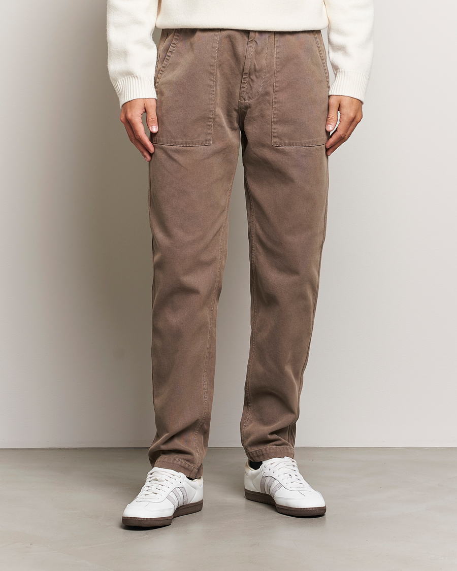 Uomini |  | Stone Island | Panama Cotton Pants Walnut