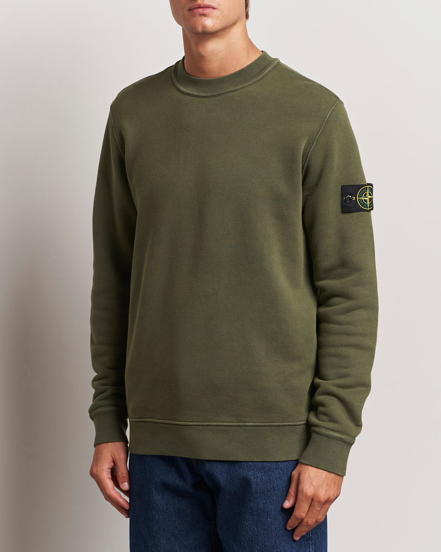 Uomini |  | Stone Island | Old Dyed Cotton Sweatshirt Musk