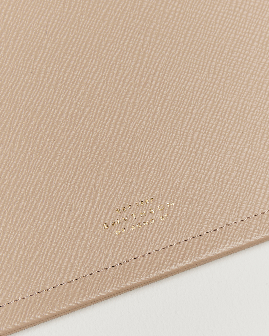 Uomini | Smythson | Smythson | Panama Desk Mat Sandstone