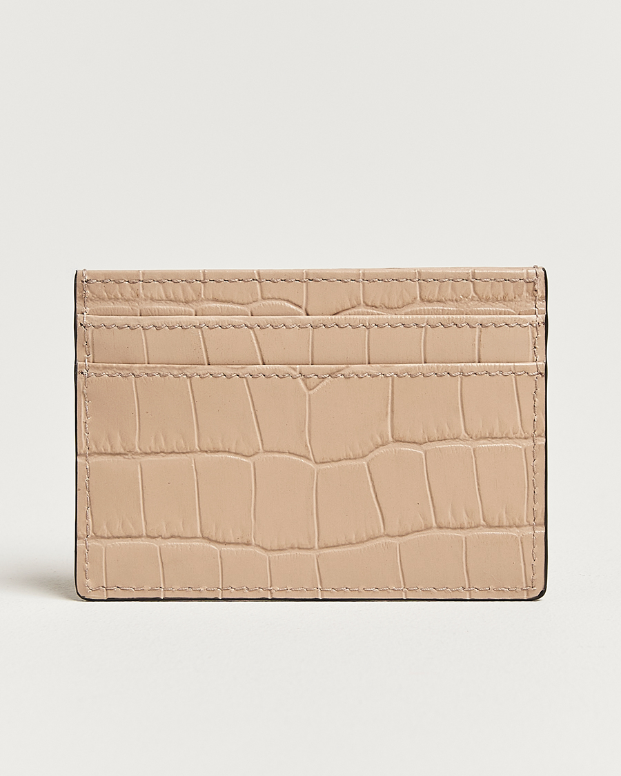 Uomini |  | Smythson | Mara Flat Cardholder Sandstone