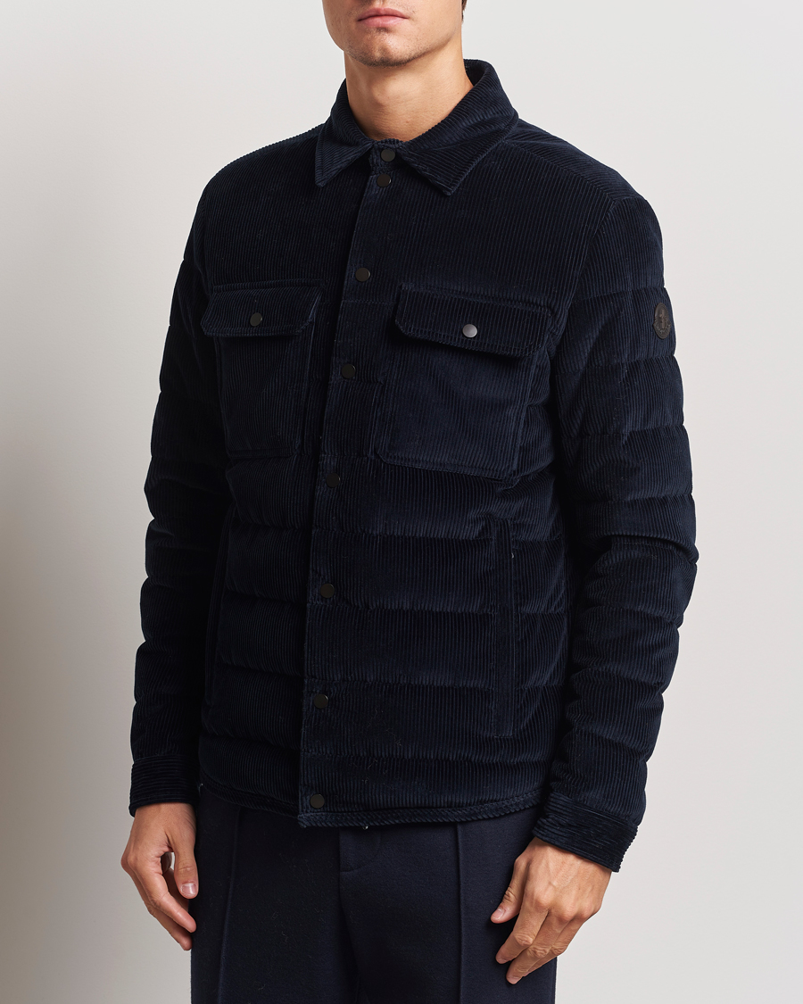 Uomini | Moncler | Moncler | Gasserhof Down Shirt Jacket Navy