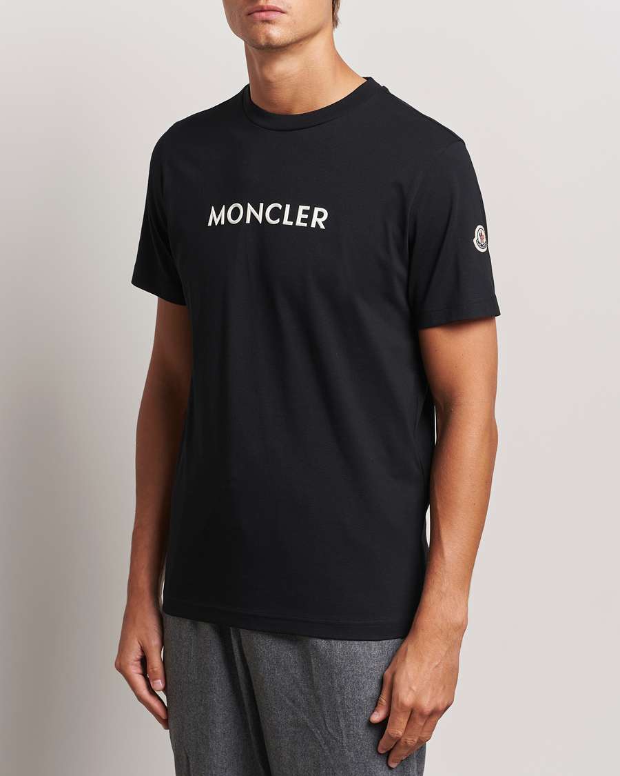 Uomini |  | Moncler | Lettering T-Shirt Black