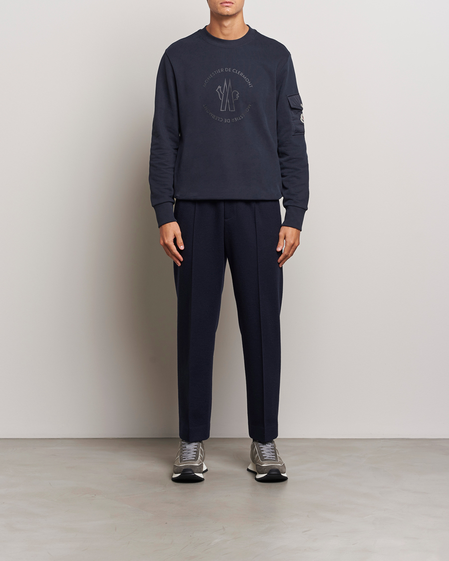 Uomini | Maglieria | Moncler | Pocket Sleeve Sweatshirt Navy