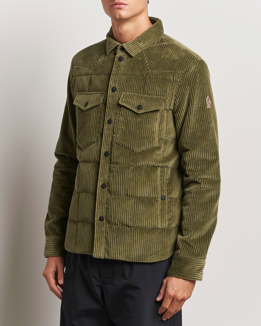 Uomini | Sport | Moncler Grenoble | Gelt Corduroy Shirt Jacket Olive