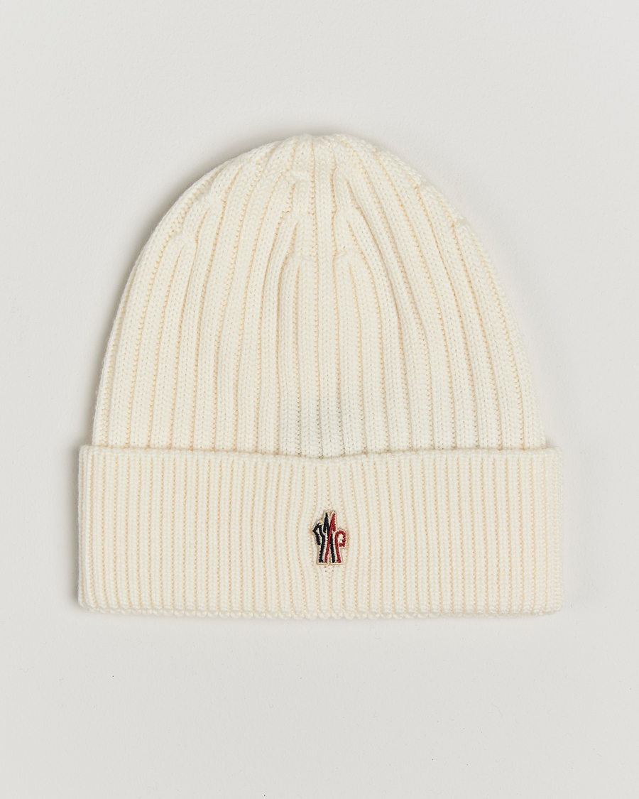 Uomini | Moncler Grenoble Beretto Beanie Off White | Moncler Grenoble | Beretto Beanie Off White