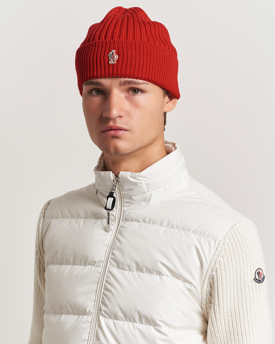 Uomini | Moncler | Moncler Grenoble | Beretto Beanie Red