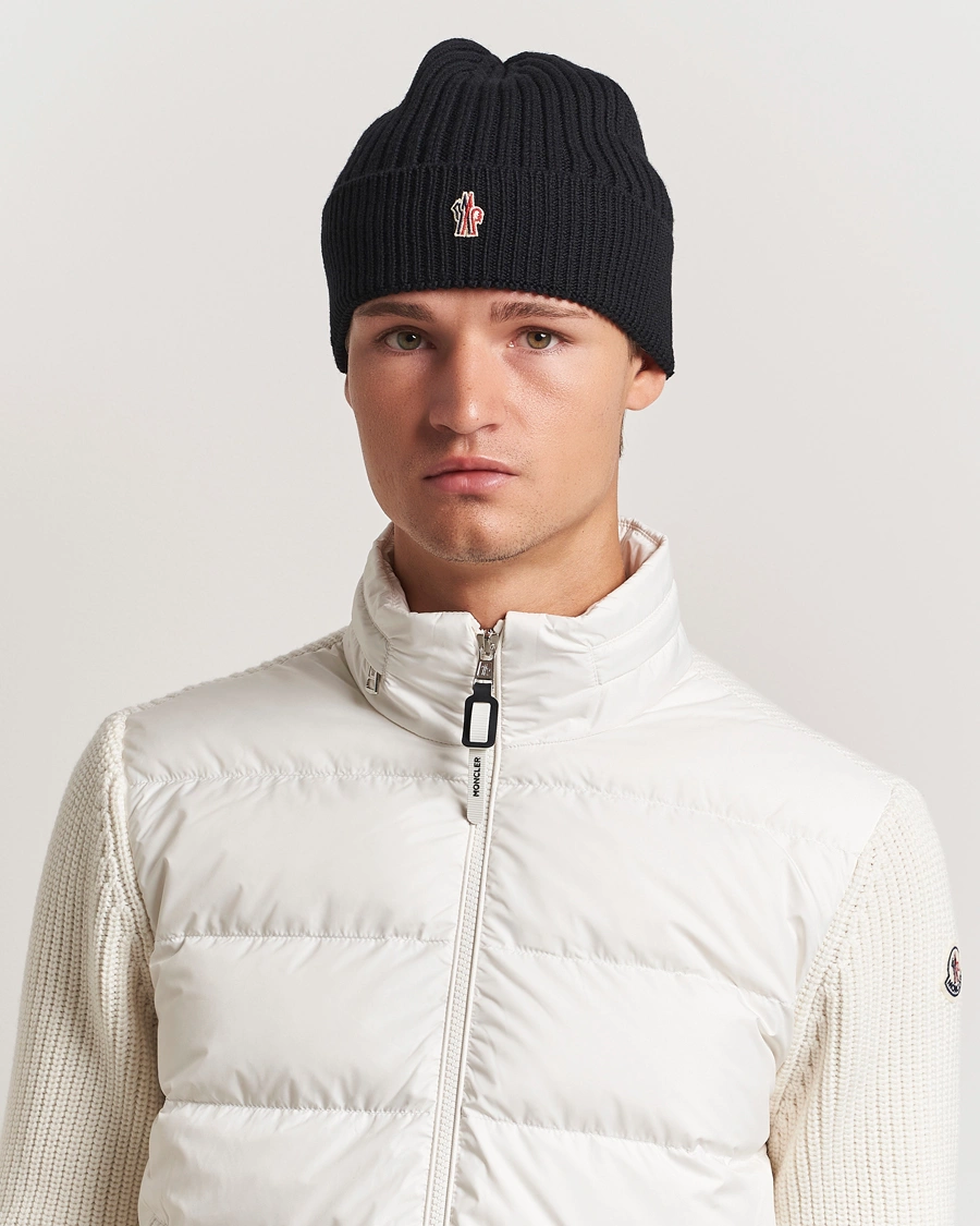 Uomini | Moncler | Moncler Grenoble | Beretto Beanie Black