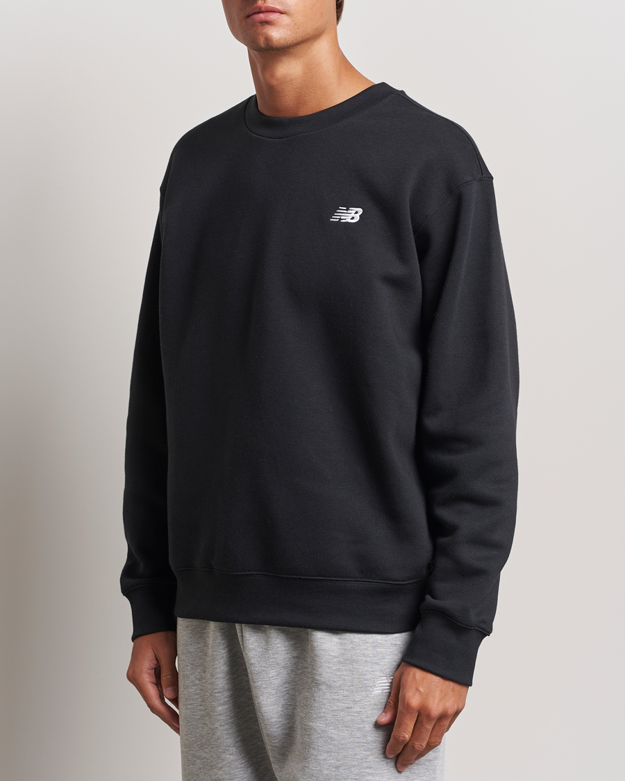 Uomini | Maglieria | New Balance | Essentials Fleece Sweatshirt Black