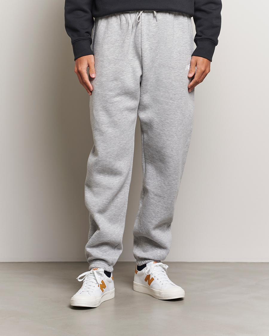 Uomini | New Balance | New Balance | Essentials Fleece Sweatpants Athletic Grey