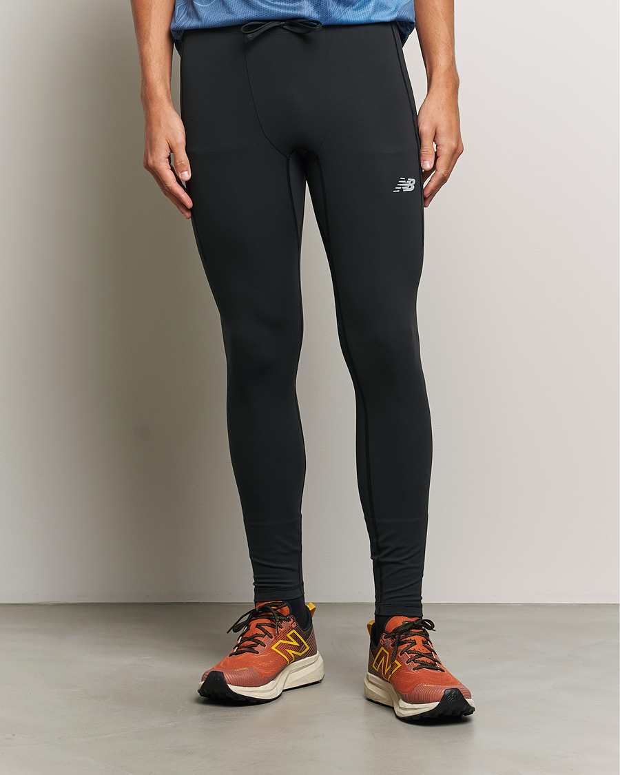 Uomini | Pantaloni | New Balance Running | Sleek Pocket Tights Black