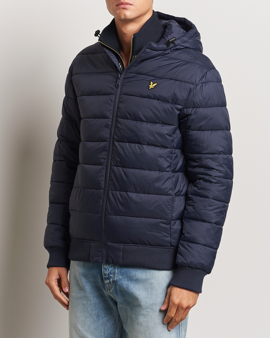 Uomini | Abbigliamento | Lyle & Scott | Wadded Hooded Jacket Dark Navy