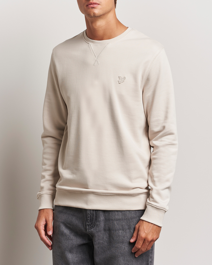 Uomini | Maglieria | Lyle & Scott | Tonal Eagle Crew Neck Sweatshirt Cove