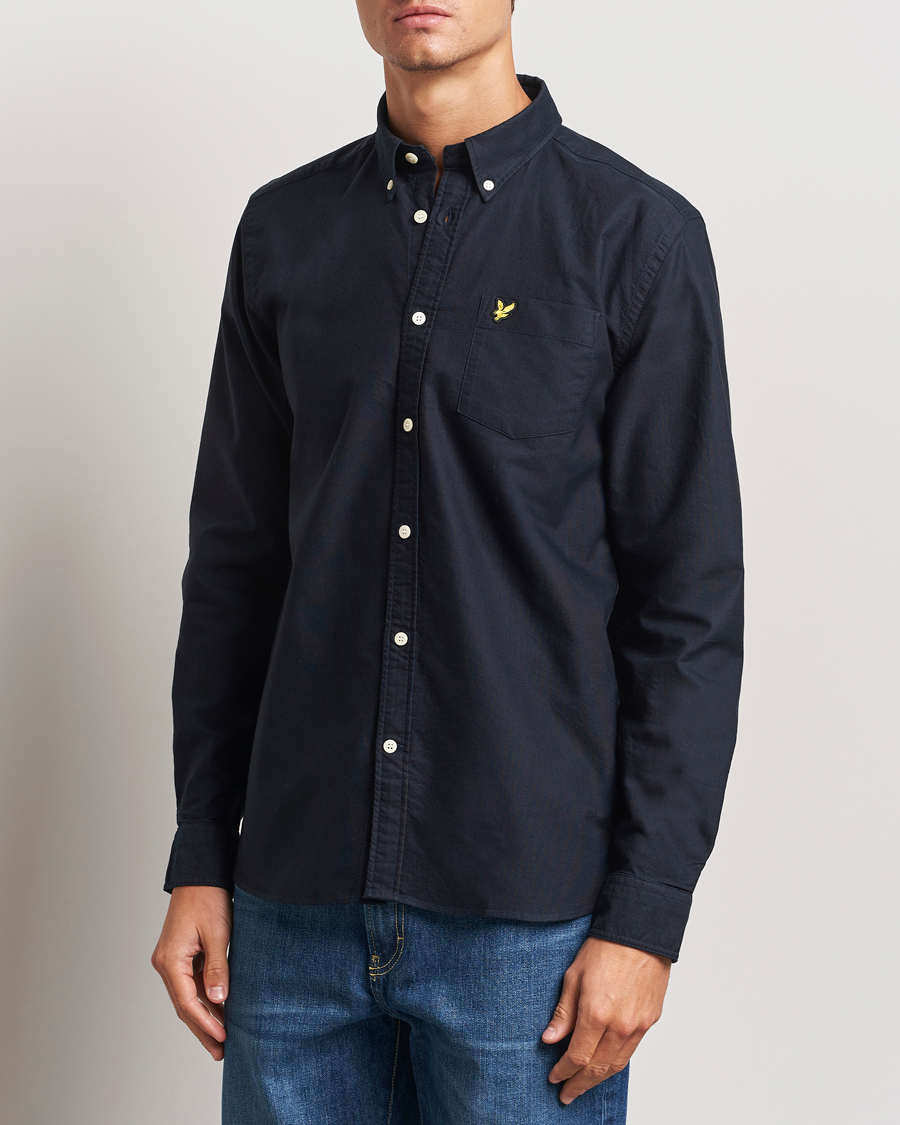 Uomini | Camicie oxford | Lyle & Scott | Lightweight Oxford Shirt Dark Navy