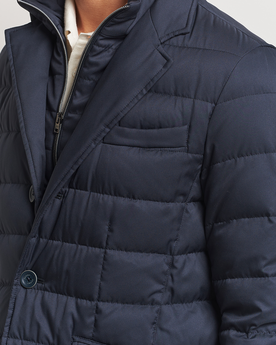 Uomini | Giacche | Herno | Nylon Down Blazer Navy