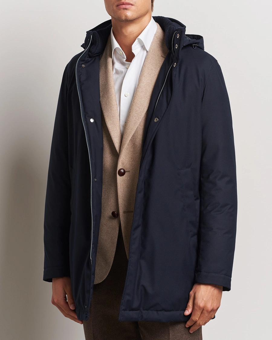 Uomini | Abbigliamento | Herno | Waterproof Coat Navy