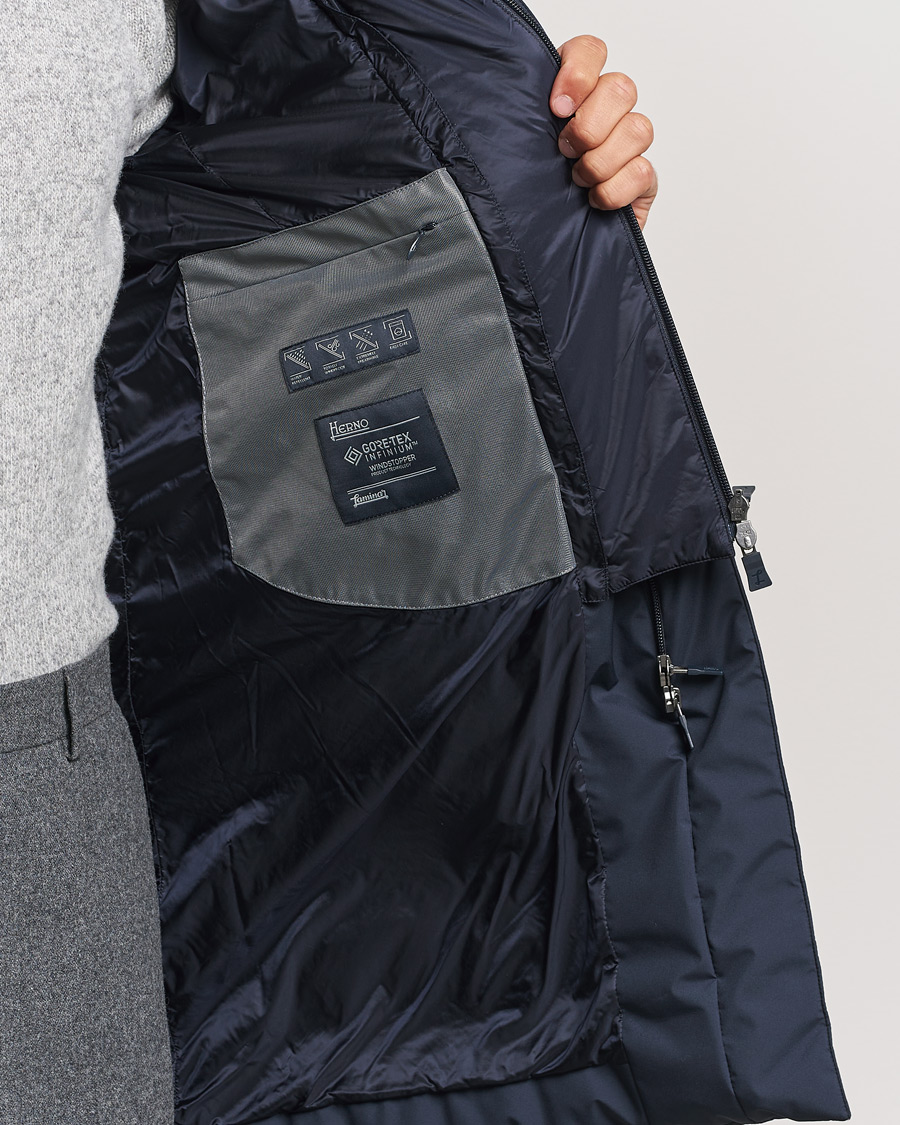 Uomini | Giacche | Herno | Laminar Down Coat Navy