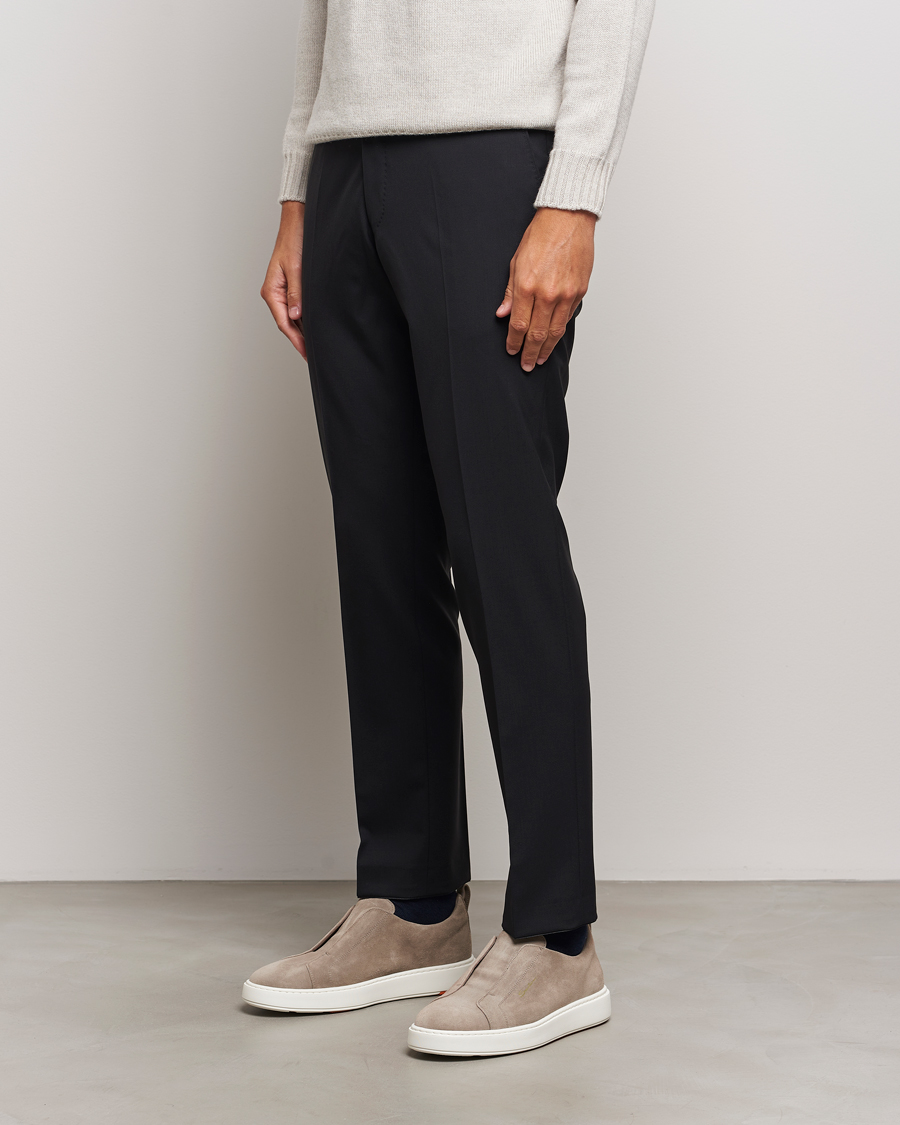 Uomini | Santoni Cleanic No Lace Sneaker Taupe Suede | Santoni | Cleanic No Lace Sneaker Taupe Suede
