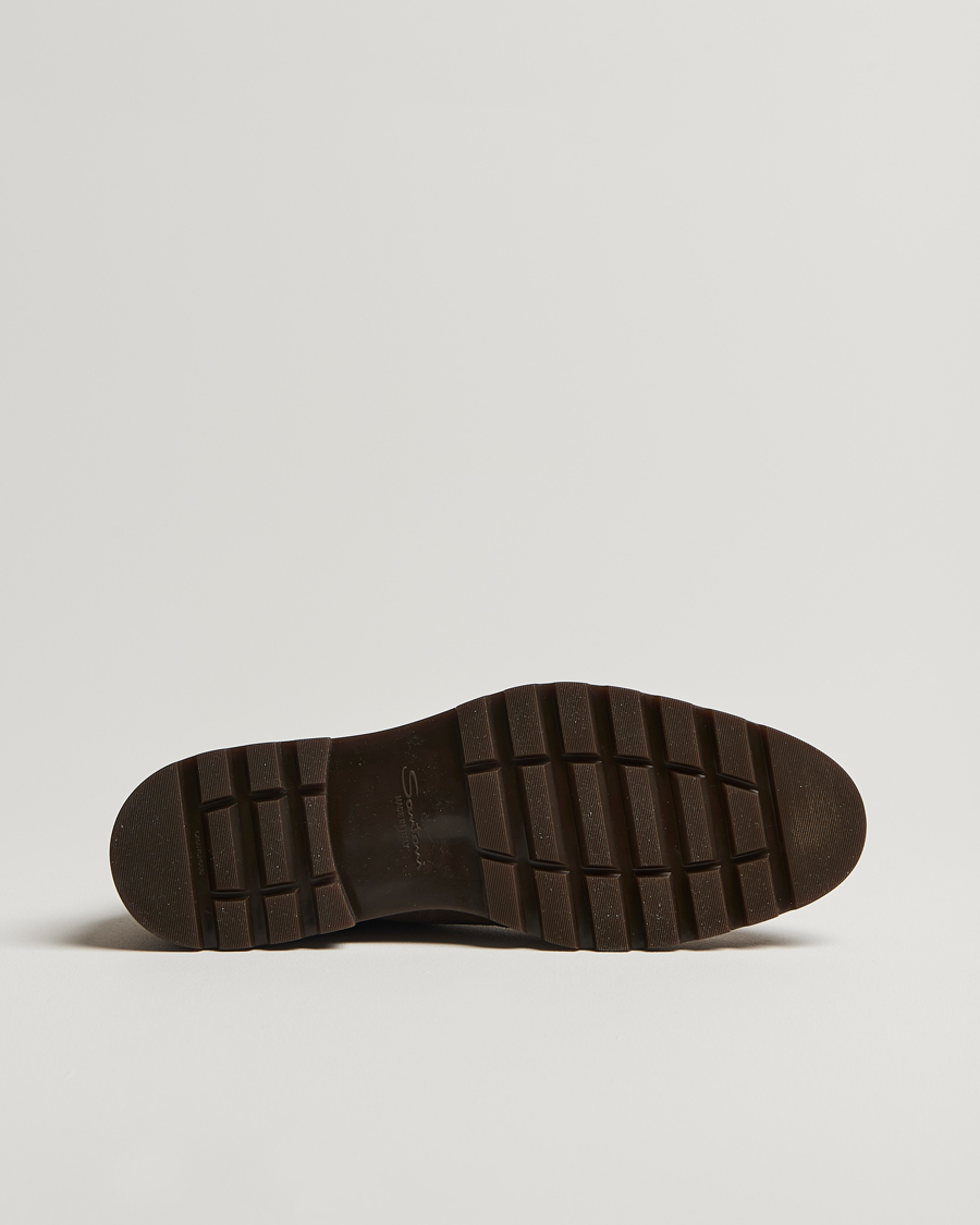 Uomini | Santoni Winter Chukka Boot Dark Brown Suede | Santoni | Winter Chukka Boot Dark Brown Suede