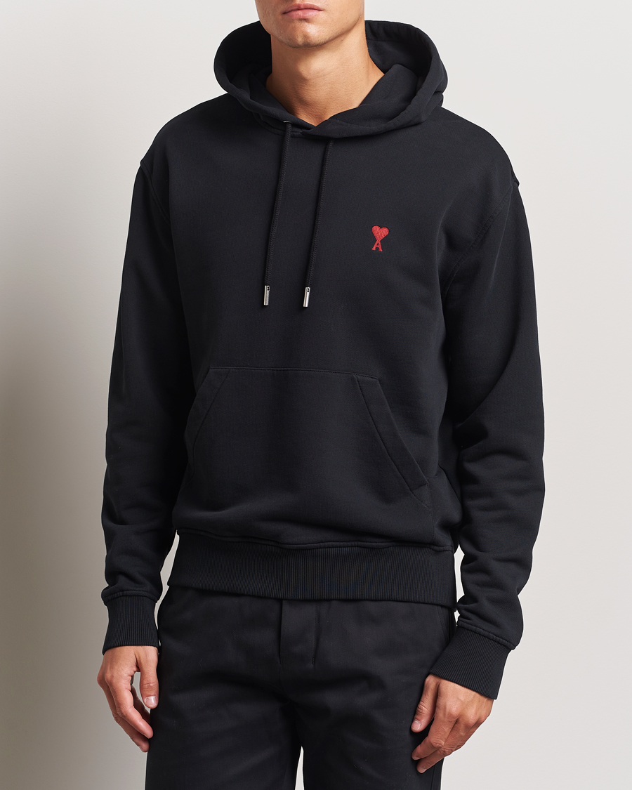 Uomini | Contemporary Creators | AMI | Heart Logo Hoodie Black