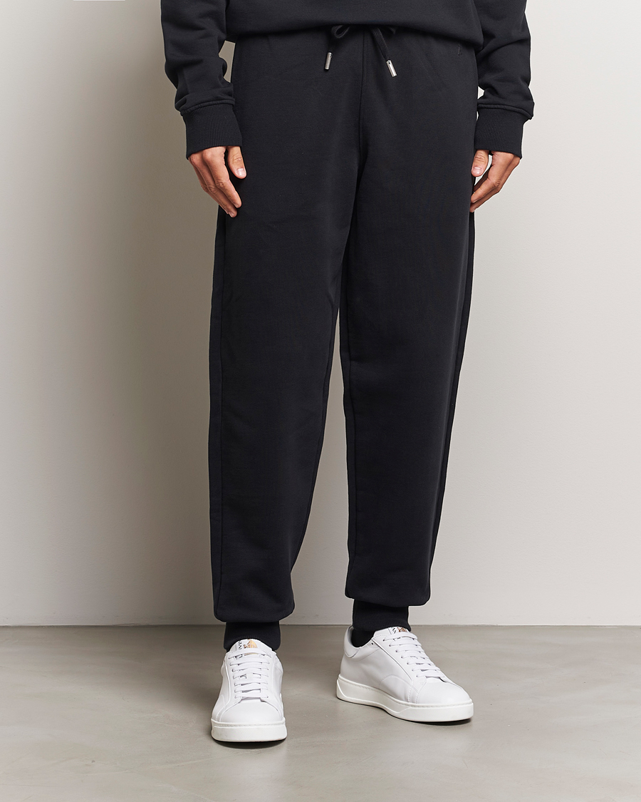 Uomini | AMI | AMI | Tonal Heart Logo Sweatpants Black