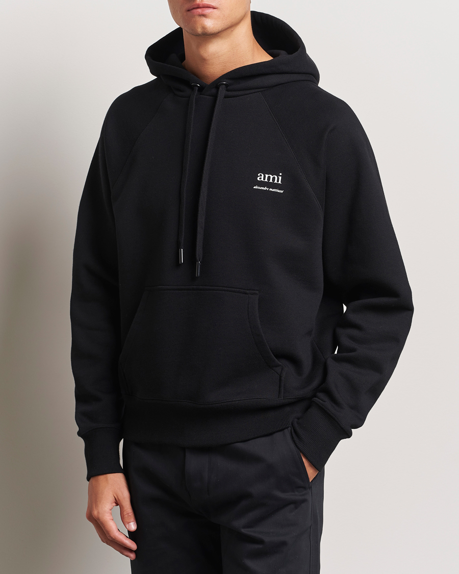 Uomini | Contemporary Creators | AMI | Logo Hoodie Black