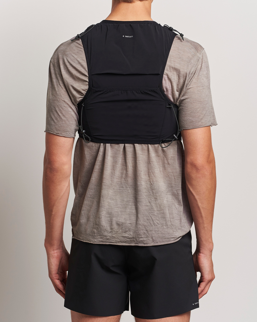 Uomini | Accessori attivi | Satisfy | Justice Cordura Hydration Vest Black