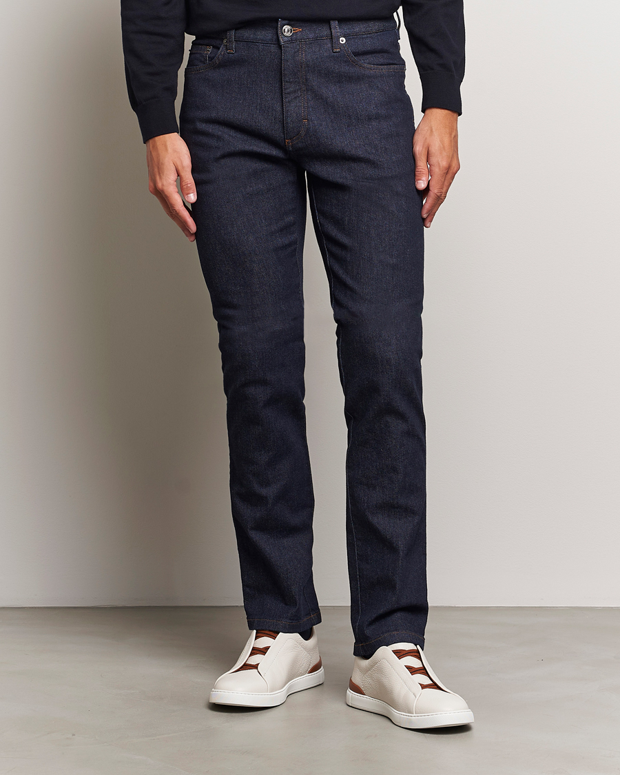 Uomini | Zegna | Zegna | 5-Pocket Denim Jeans Dark Rinse