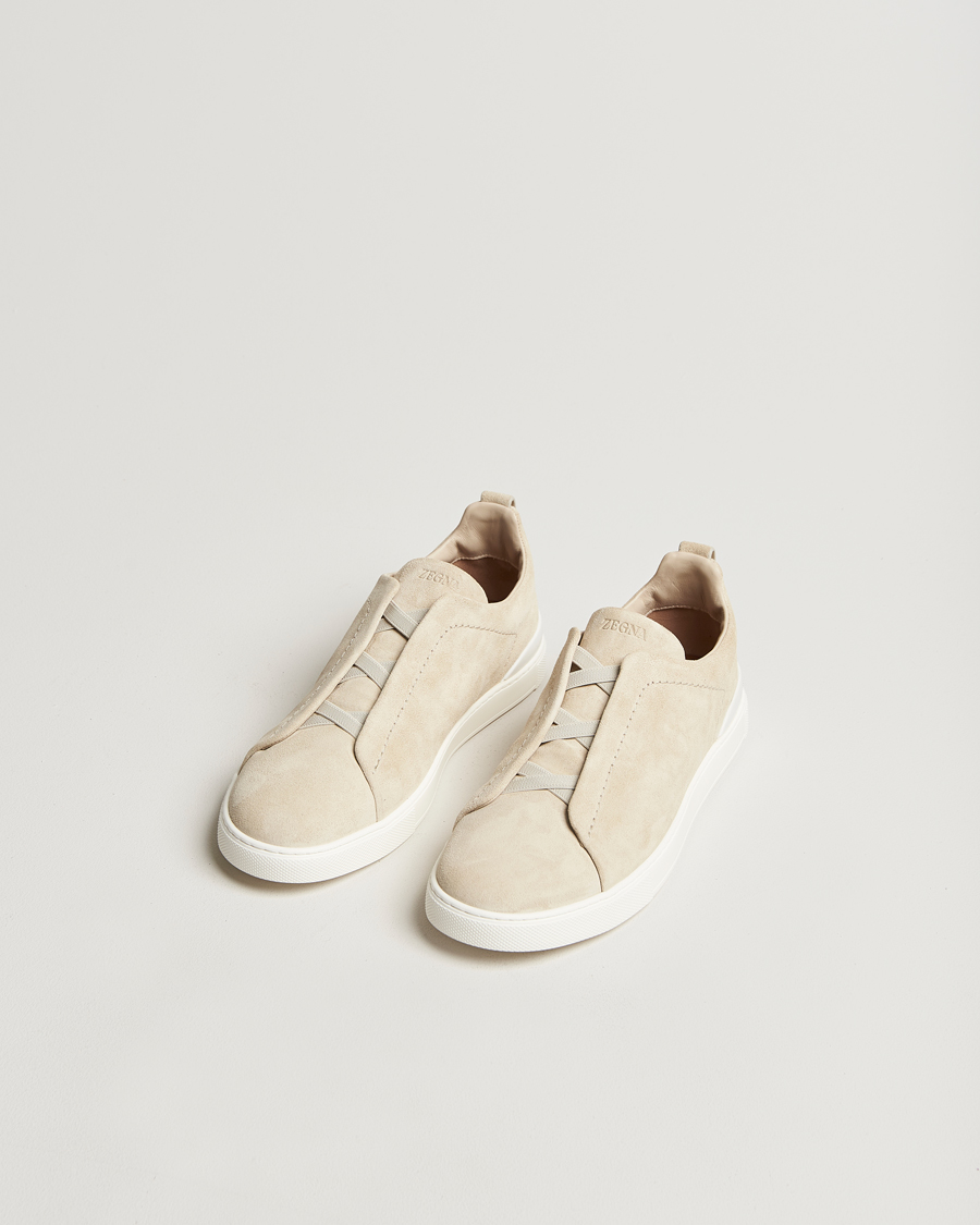 Uomini | Zegna | Zegna | Triple Stitch Sneakers Butter Suede