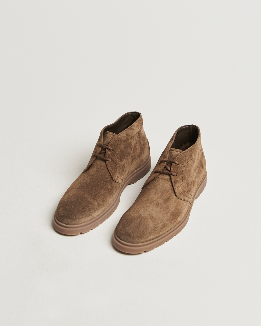 Uomini | Stivali da deserto | Tod\'s | Polacco Chukka Boots Olive Suede