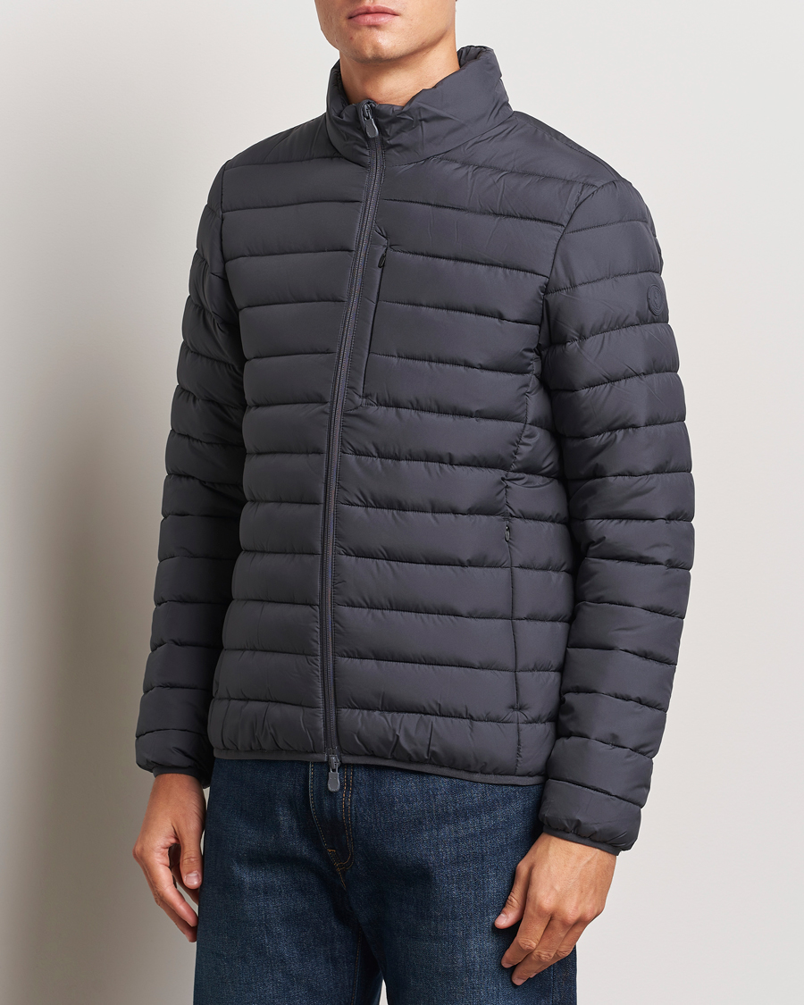 Uomini | Giacche in piumino leggero | Save The Duck | Erion Matt Lightweight Jacket Grey Black