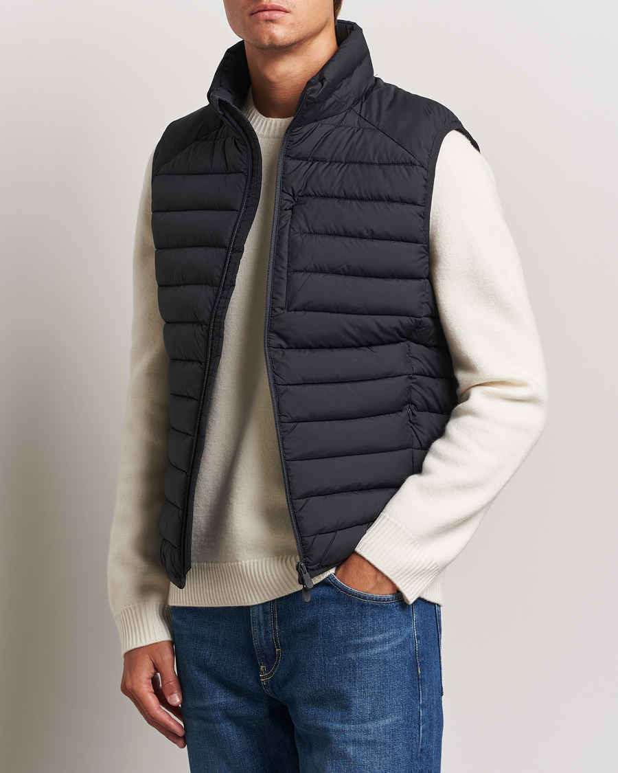 Uomini | Gilet | Save The Duck | Rhus Matt Lightweight Vest Blue Black