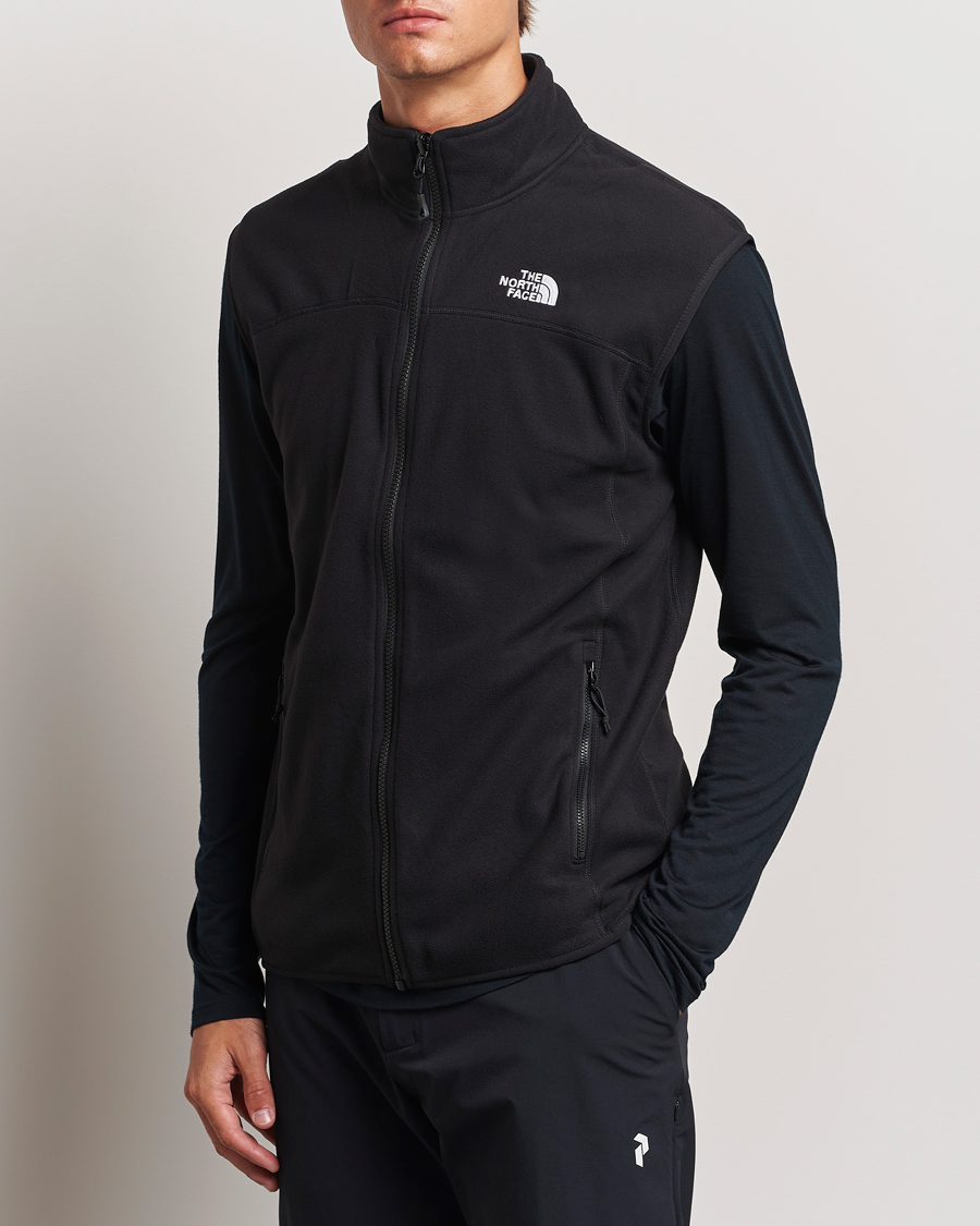 Uomini | Maglieria | The North Face | 100 Glacier Fleece Vest Black