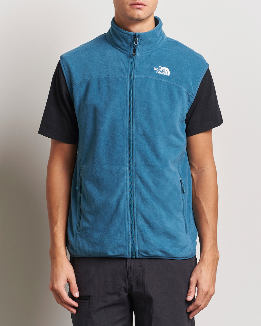 Uomini |  | The North Face | 100 Glacier Fleece Vest Midnight Petrol