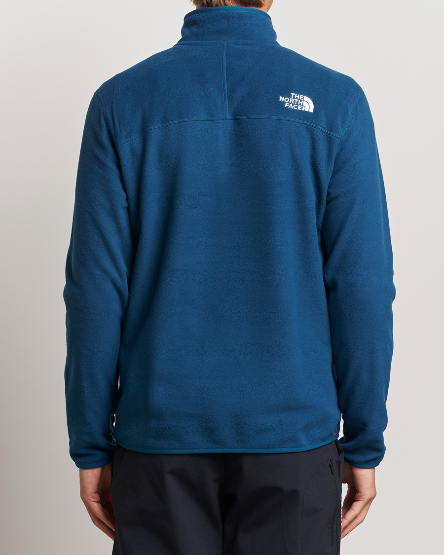 Uomini | Maglieria | The North Face | 100 Glacier Fleece 1/4 Zip Midnight Petrol