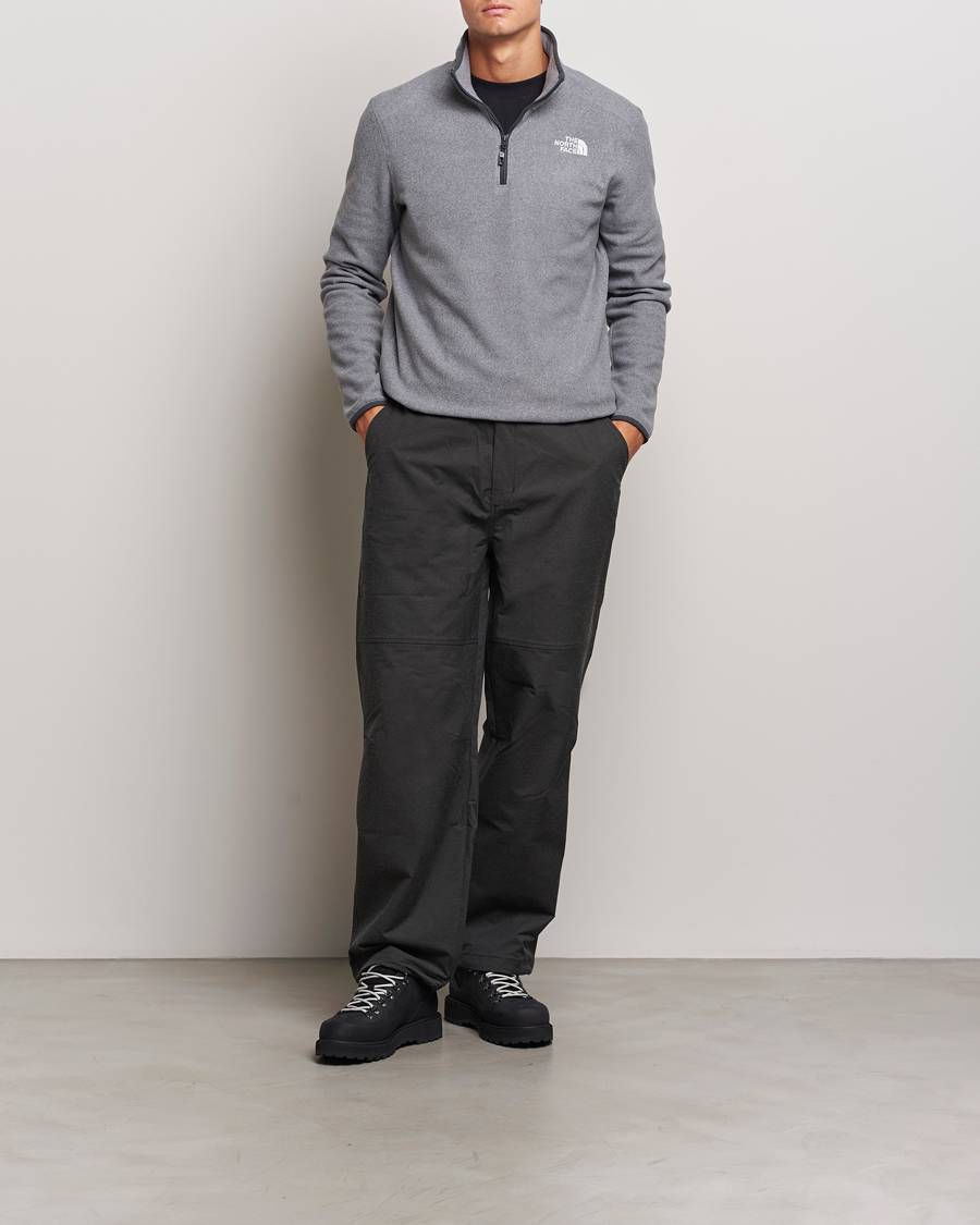 Uomini | Maglieria | The North Face | 100 Glacier Fleece 1/4 Zip Grey Heather