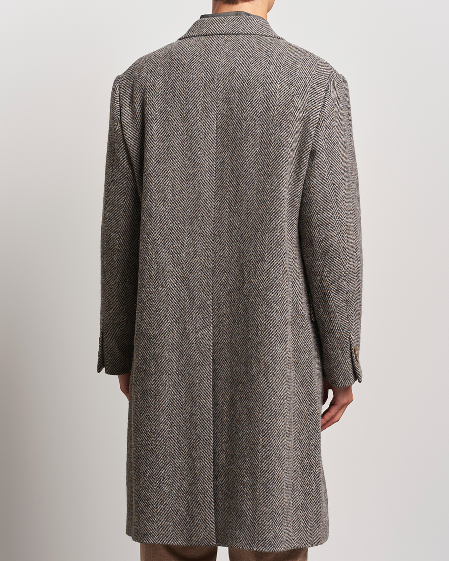 Uomini | Giacche | Auralee | Wool Tweed Chesterfield Coat Khaki