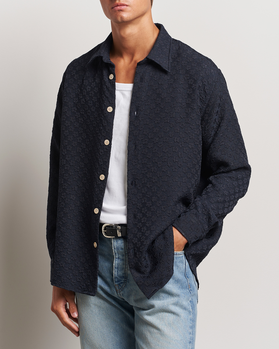 Uomini | Sunflower | Sunflower | Studio Shirt Navy