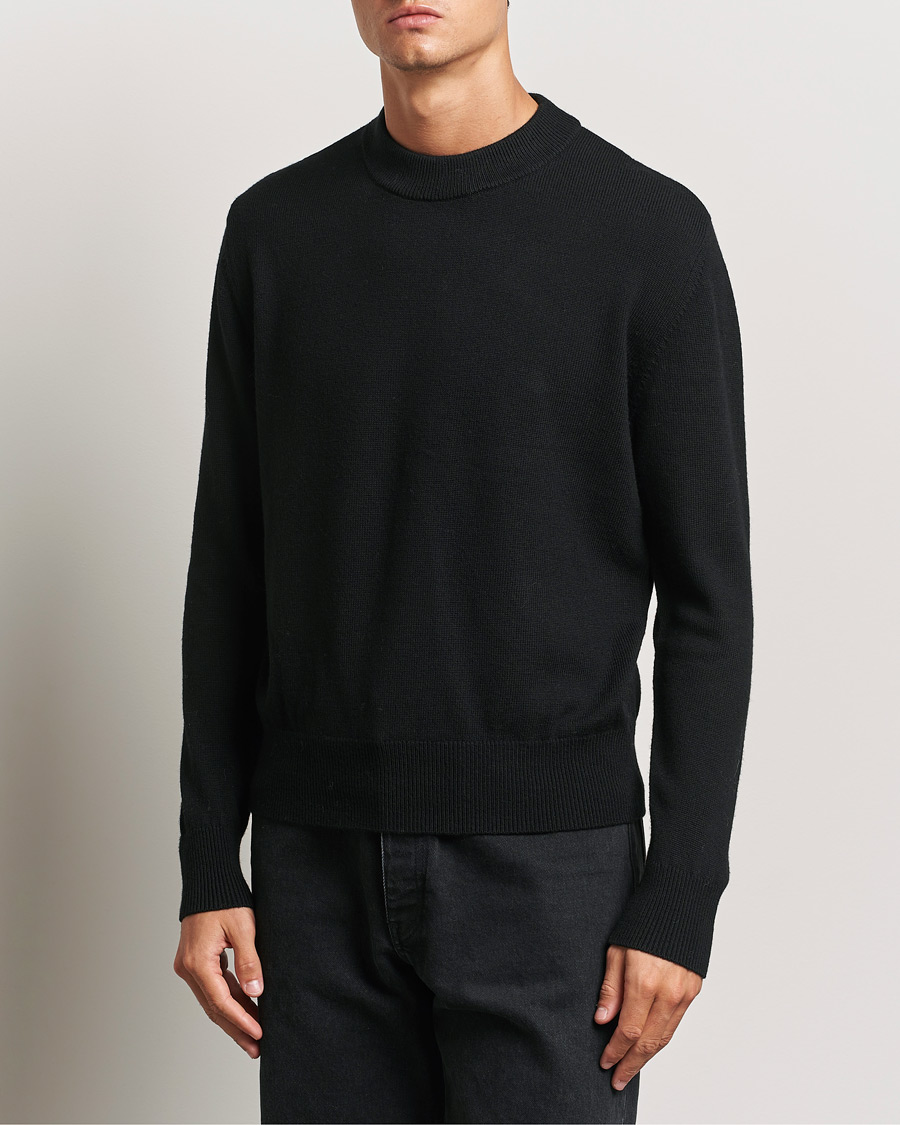 Uomini |  | Sunflower | Moon Merino Crewneck Black