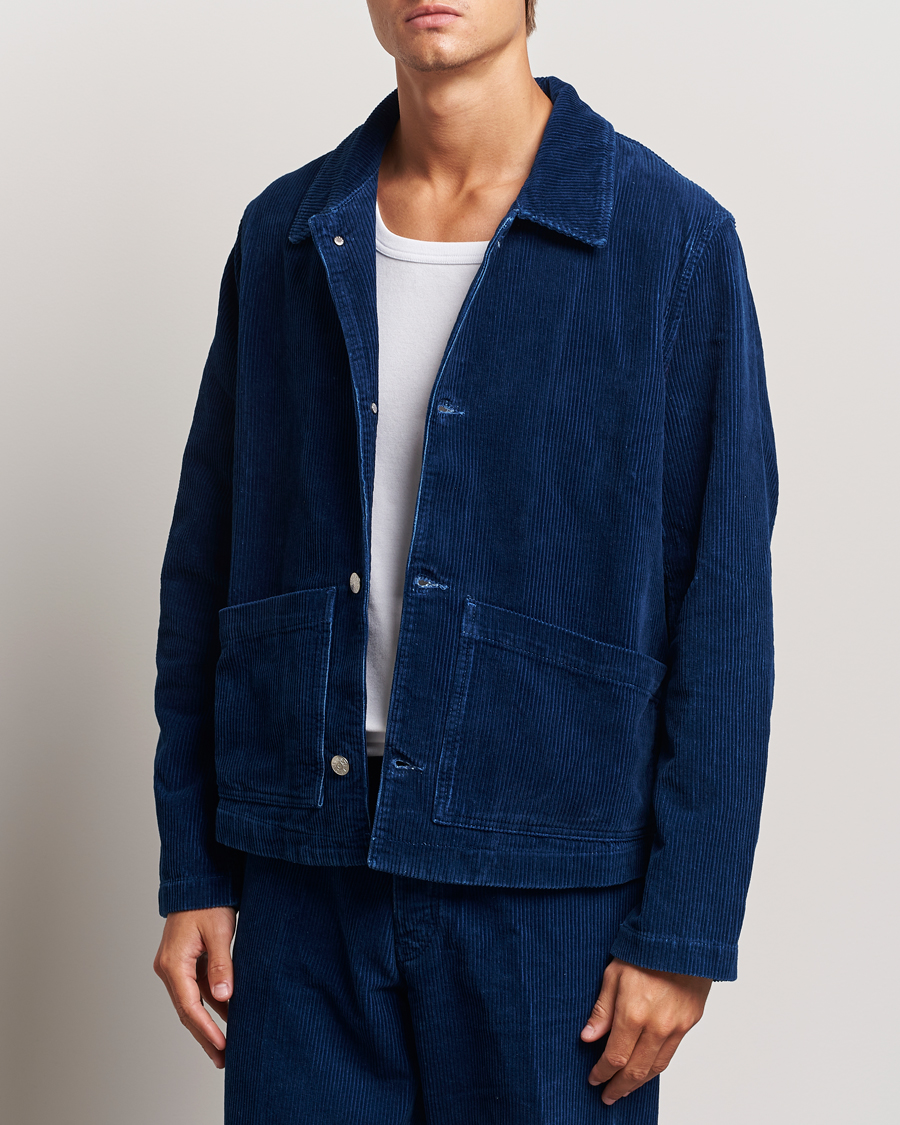 Uomini | Giacche contemporanee | Sunflower | Corduroy Worker Jacket Indigo