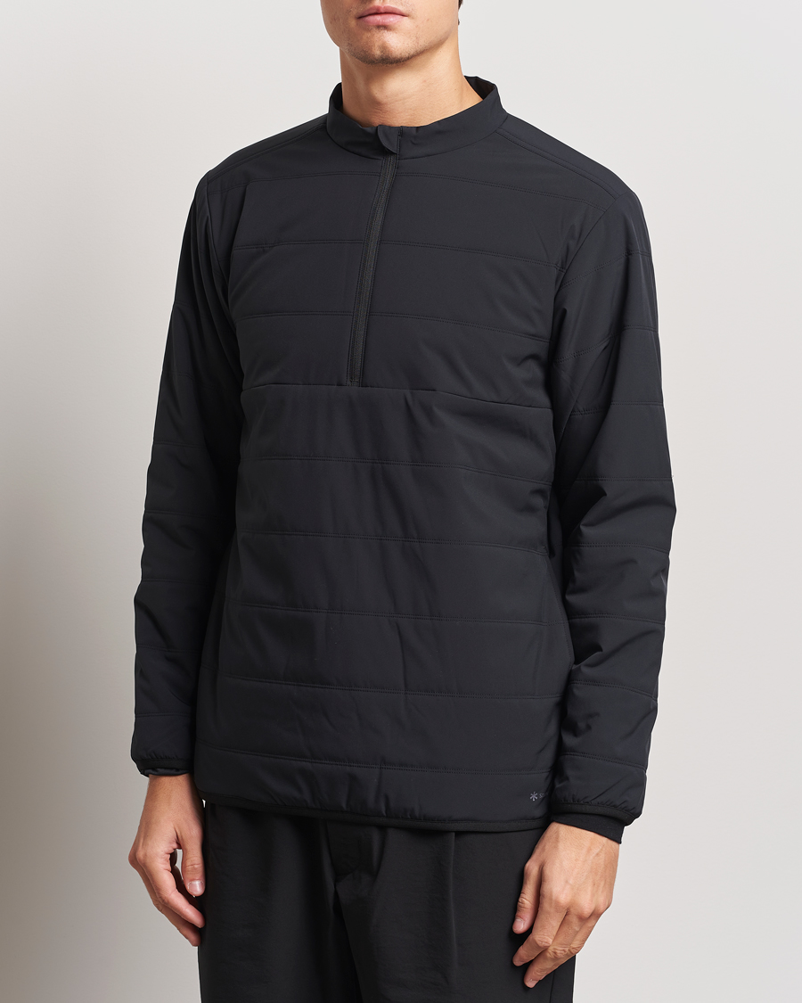 Uomini |  | Snow Peak | Flexible Insulated Half Zip Black