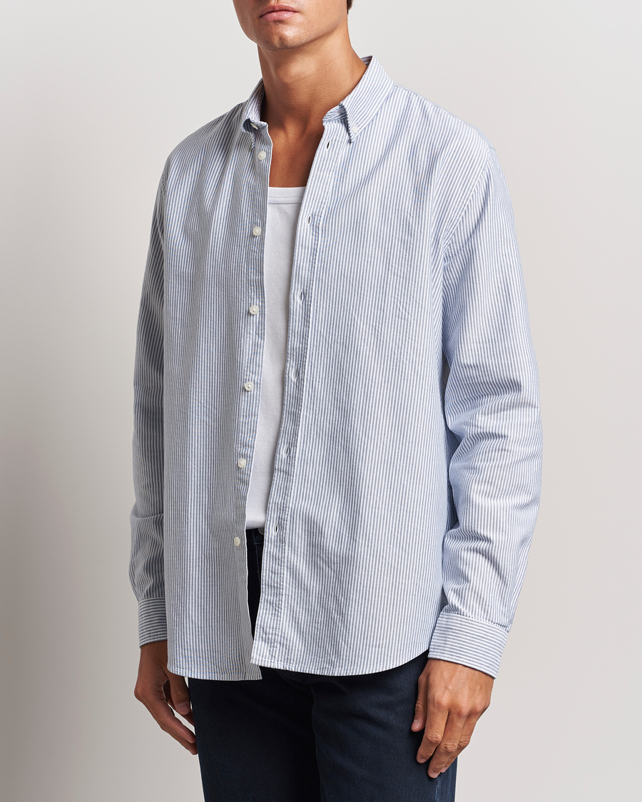 Uomini | Casual | Samsøe Samsøe | Saliam Oxford Shirt Oxford Narrow Stripe