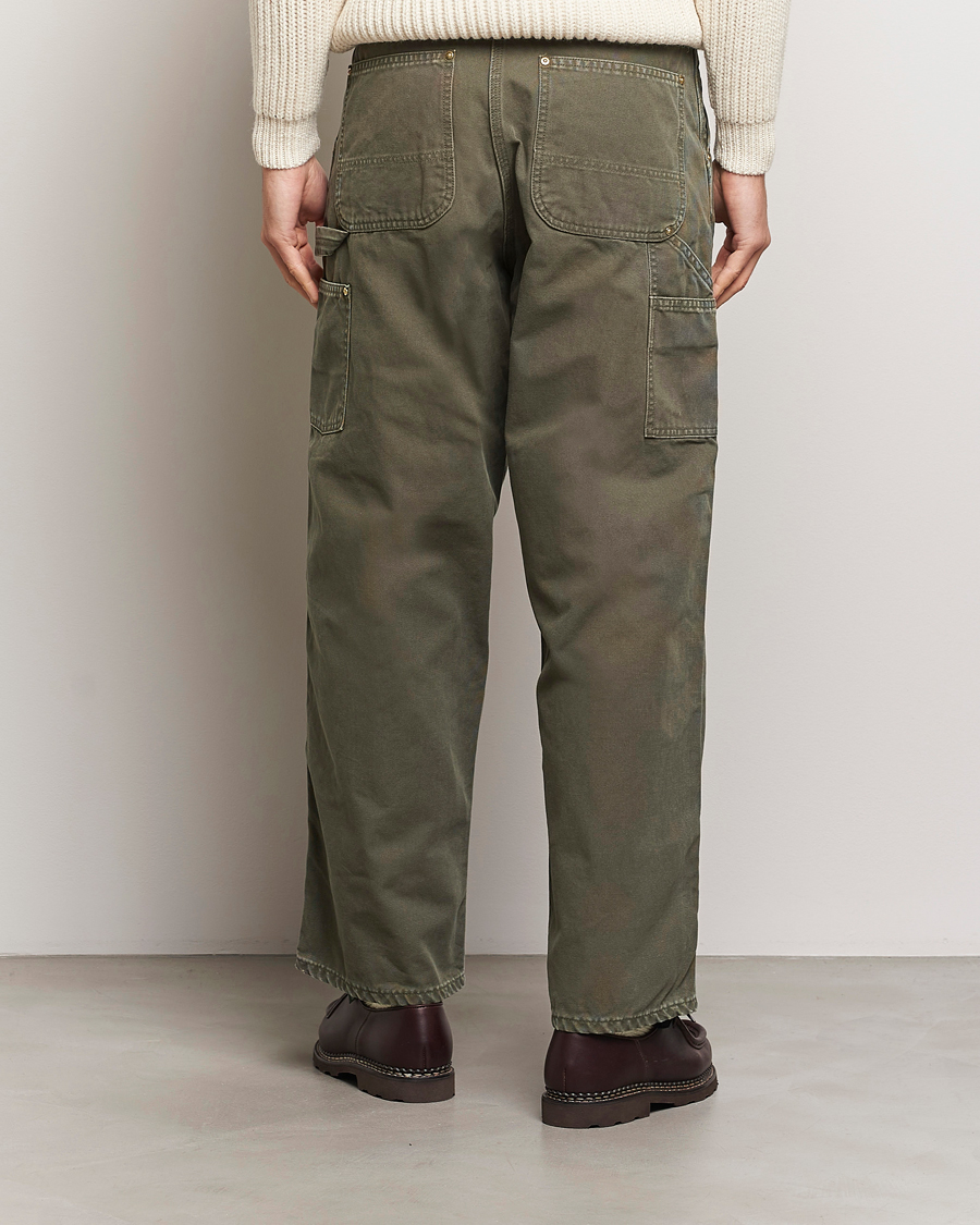 Uomini | Pantaloni | orSlow | Dad Fit Painter Pants Army Green