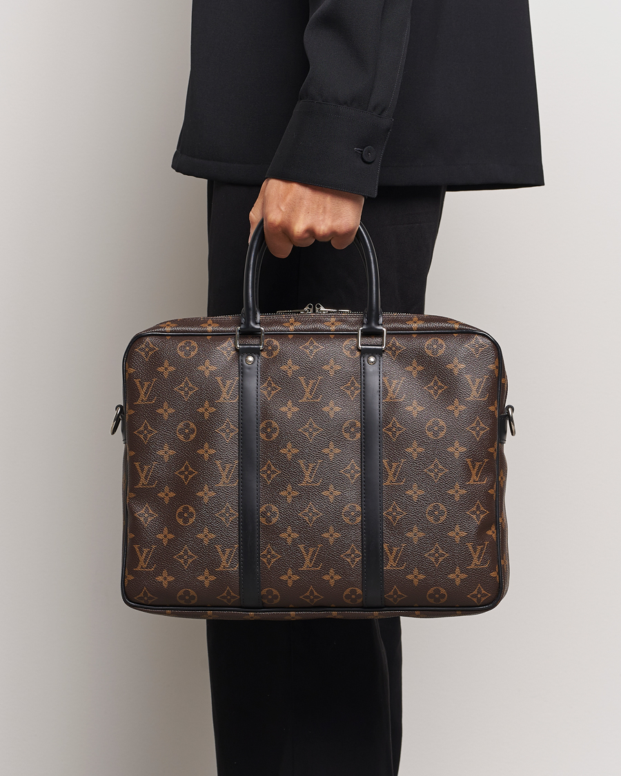 Uomini | Pre-Owned & Vintage Bags | Louis Vuitton Pre-Owned | Porte-Documents Voyage Briefcase Monogram