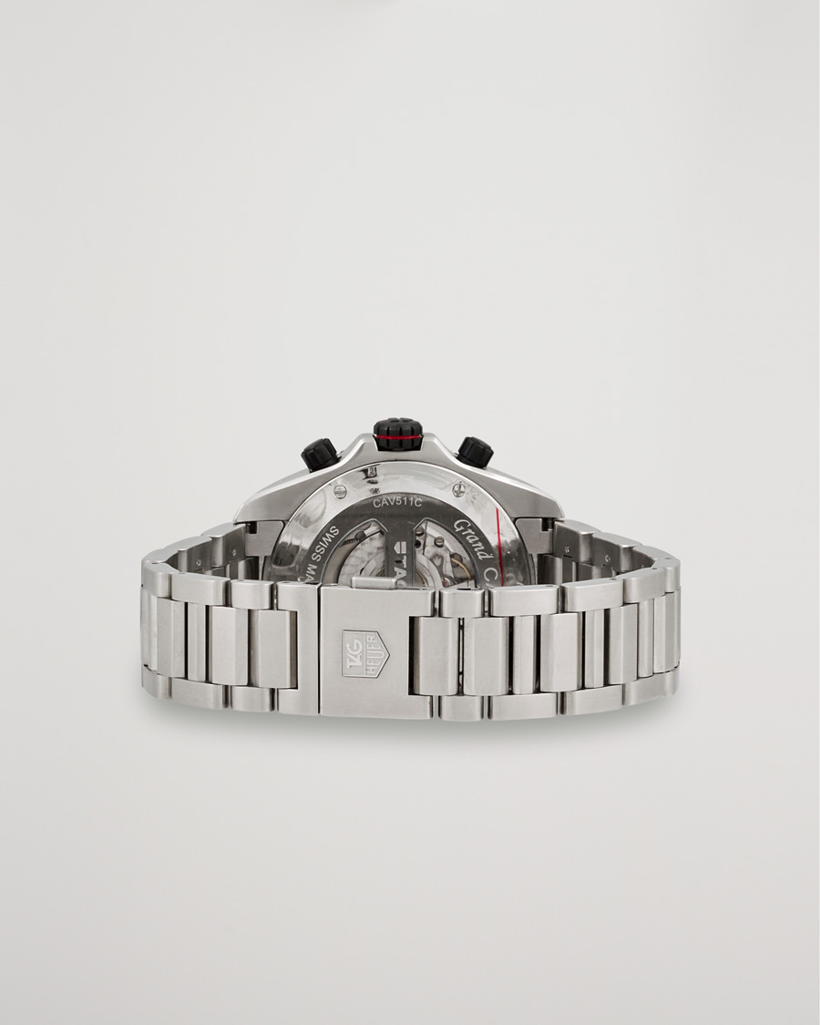 Uomini | Tag Heuer Pre-Owned Grand Carrera Calibre 17 Ref. CAV511C Silver | Tag Heuer Pre-Owned | Grand Carrera Calibre 17 Ref. CAV511C Silver