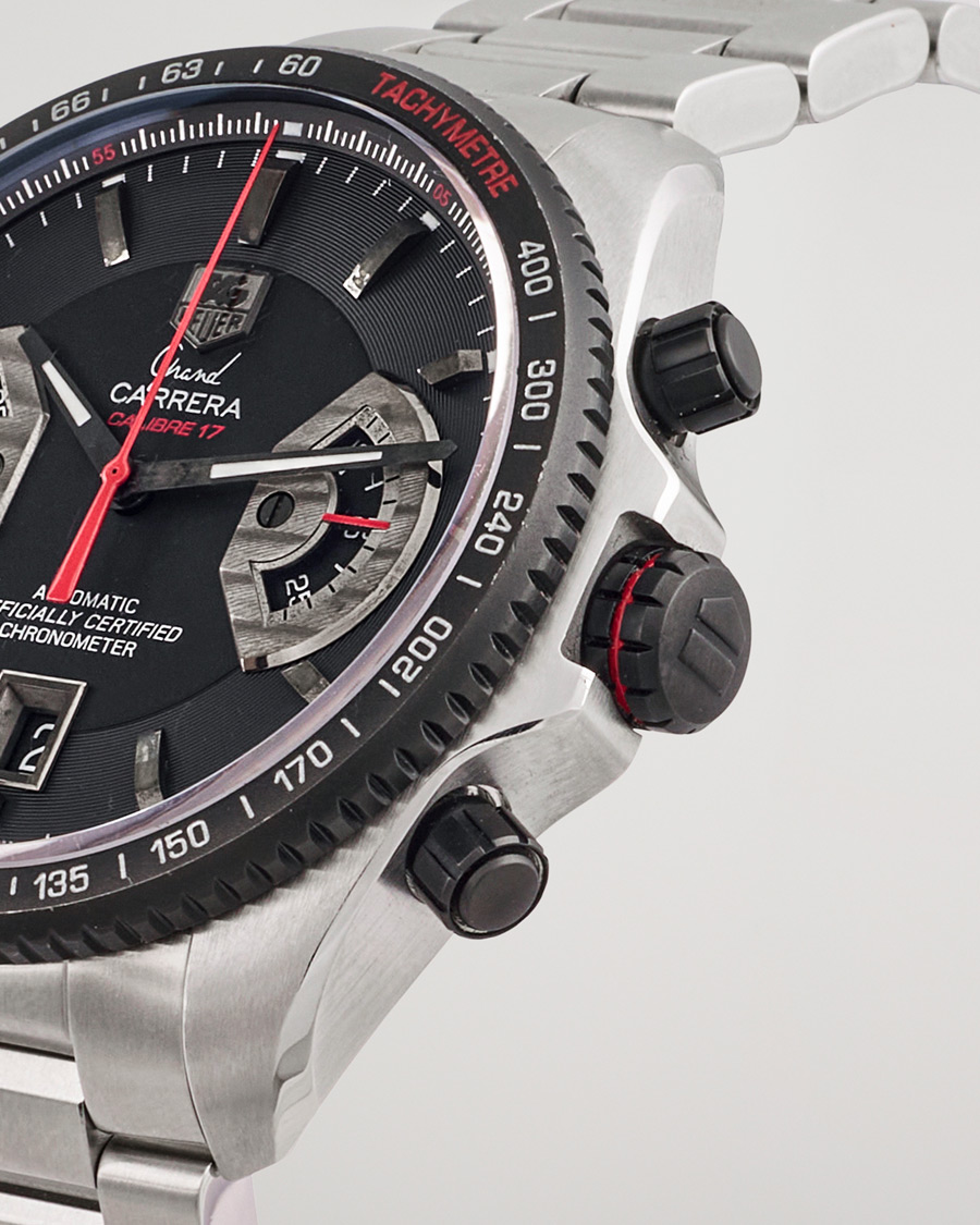 Uomini | Tag Heuer Pre-Owned Grand Carrera Calibre 17 Ref. CAV511C Silver | Tag Heuer Pre-Owned | Grand Carrera Calibre 17 Ref. CAV511C Silver