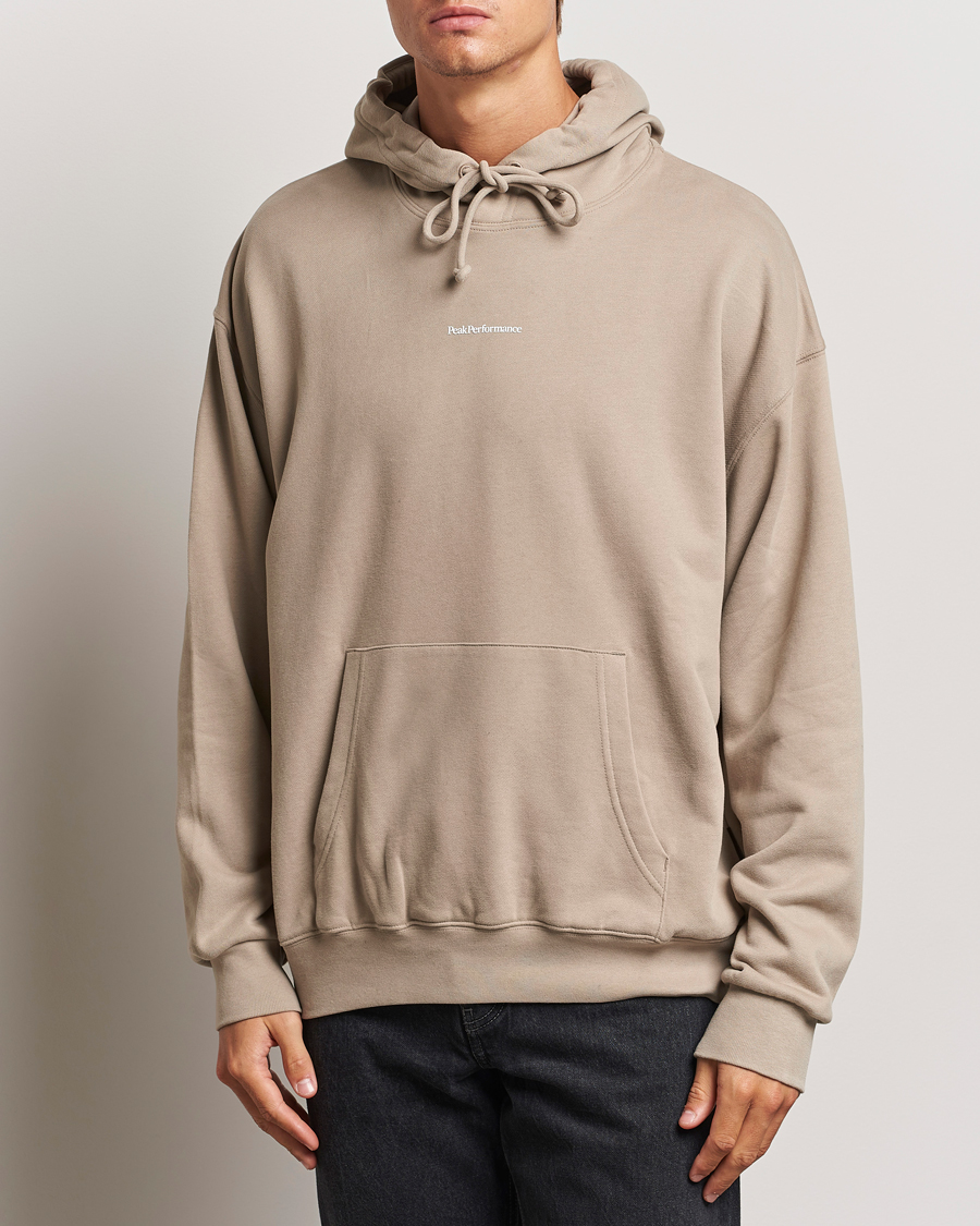 Uomini | Maglieria | Peak Performance | Original Terry Hoodie Avid Beige