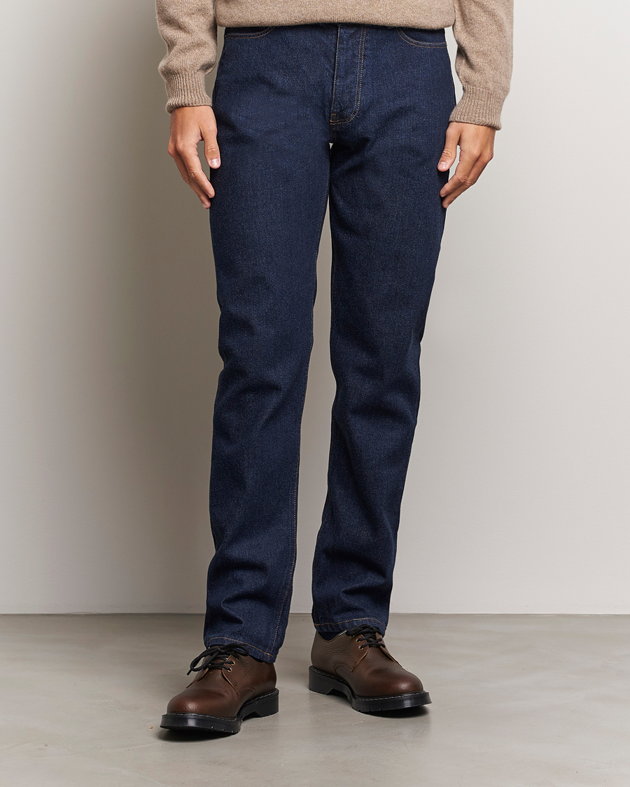 Uomini |  | Sunspel | Regular Fit Jeans Rinse Wash