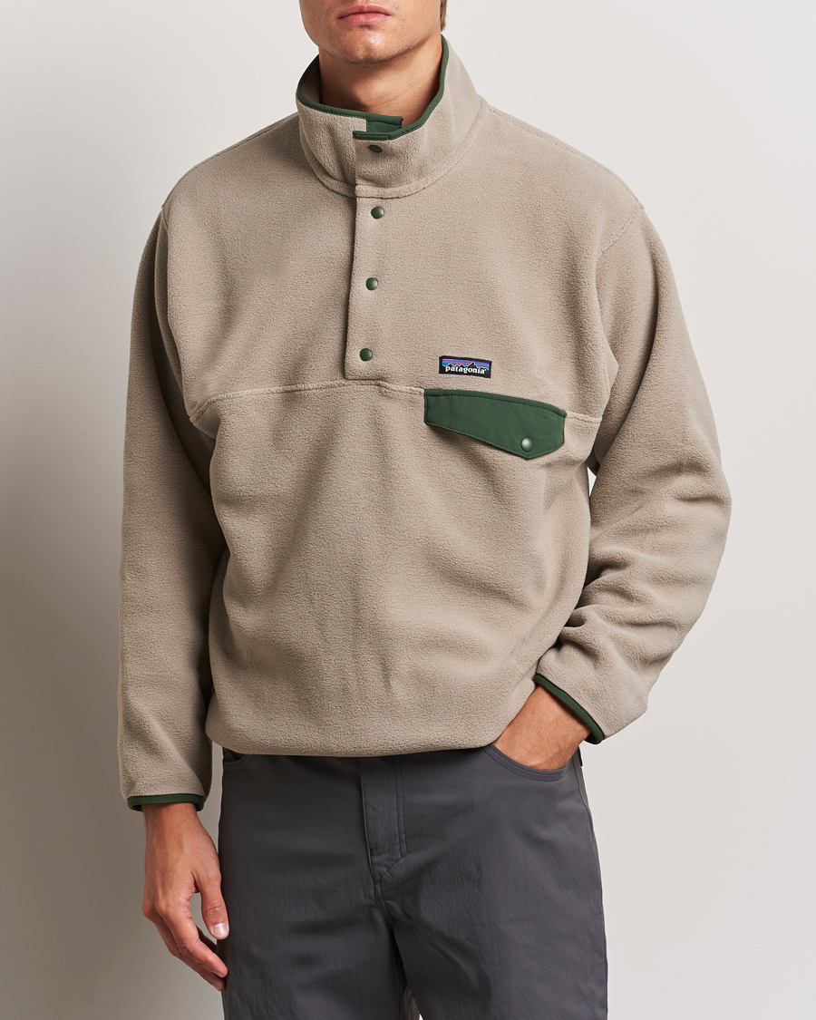 Uomini | Abbigliamento | Patagonia | Synch Snap T Half Zip Fleece Seabird Grey