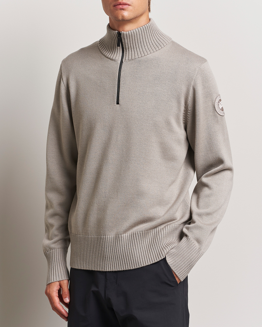 Uomini | Half-zip | Canada Goose | Rosseau Half Zip Limestone