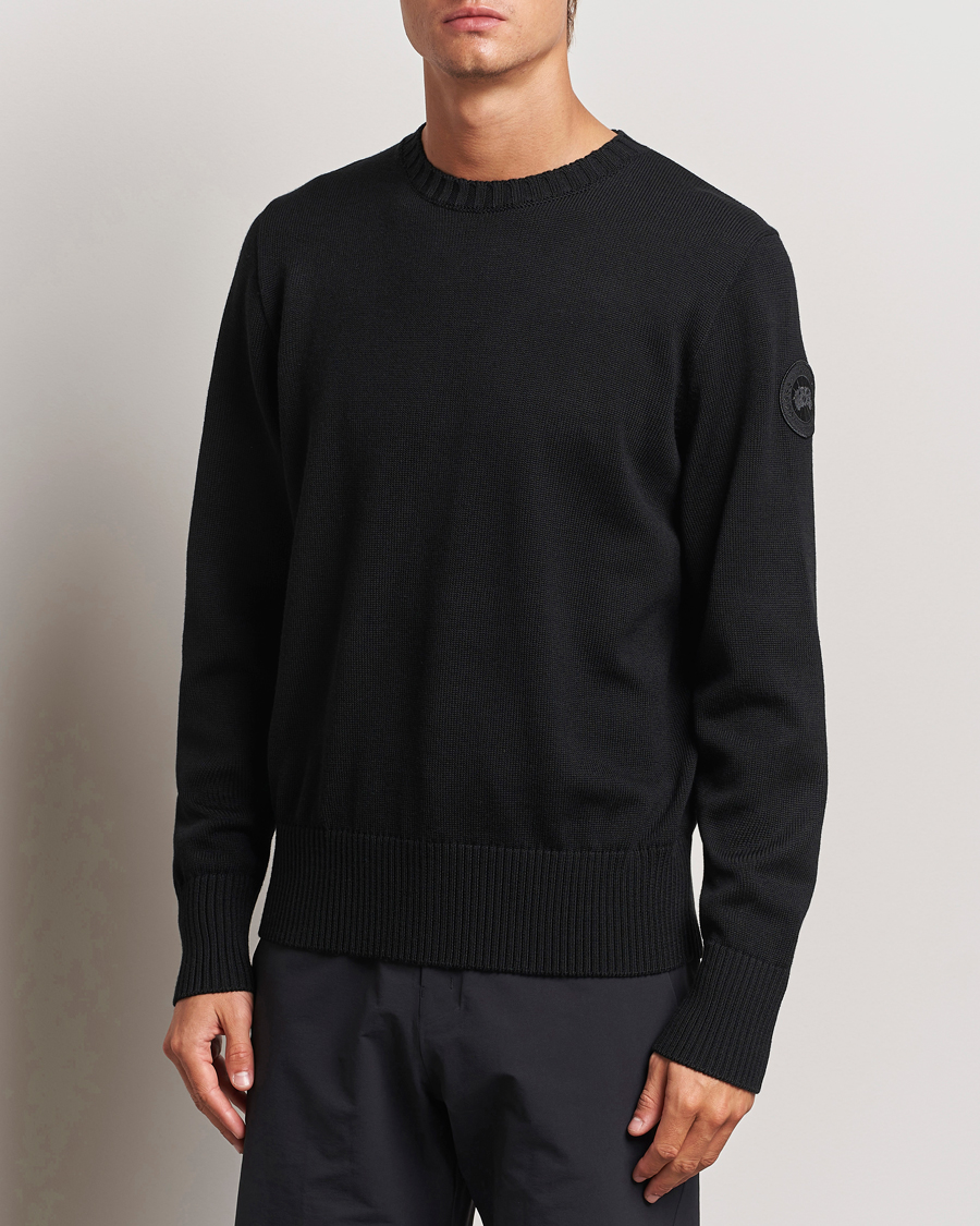 Uomini | Canada Goose Black Label | Canada Goose Black Label | Canada Goose Rosseau Crew Neck Black